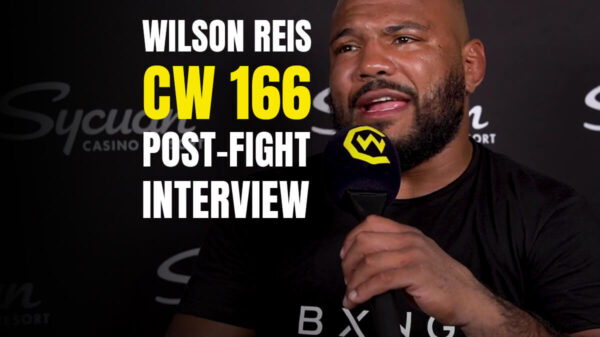 Reis rolling back the years at #CW166 Sombody get this man a fight in Glasgow!